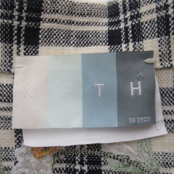 Kith Men's Boxy Collared Overshirt Nocturnal KHM031159-413 Size L Summer 2023 - Picture 7 of 12